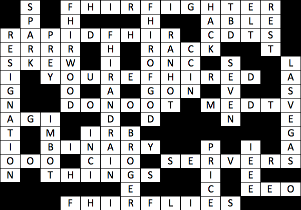 crossword puzzle answers