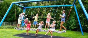 Why choose basket swing over other playing equipment?