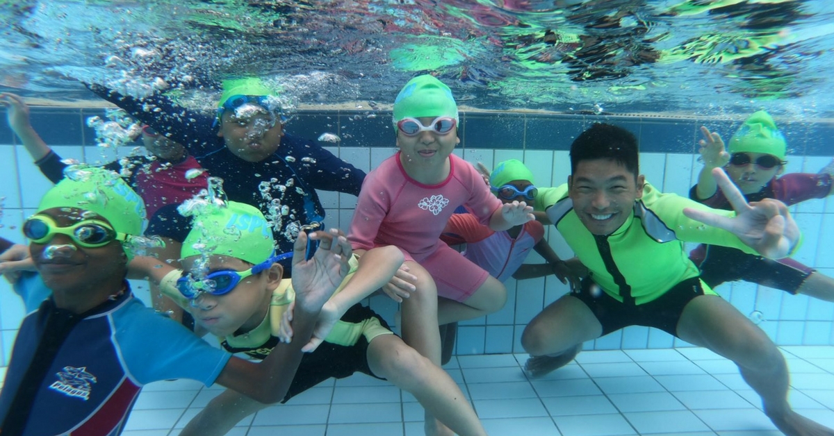 group swimming lessons for kids singapore